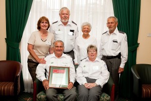 The Newcastle CREST team with Mr Longworth