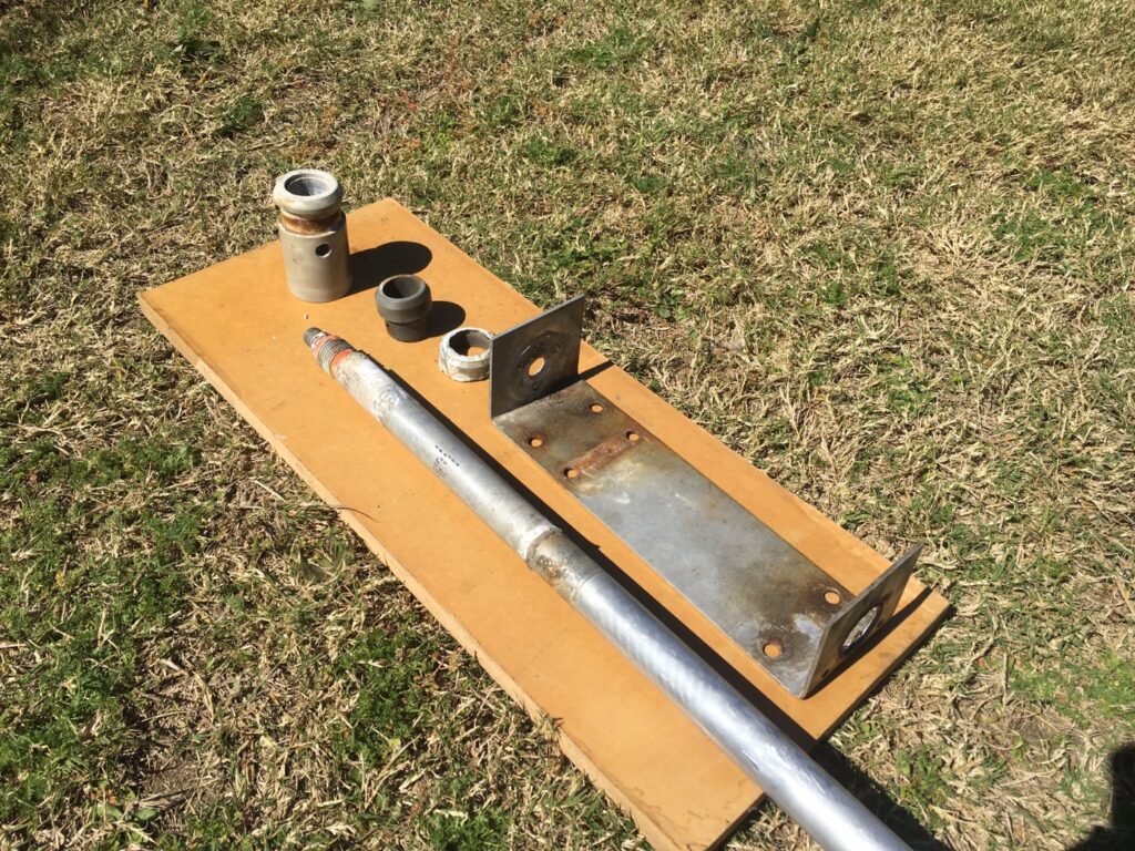 The disassembled antenna base